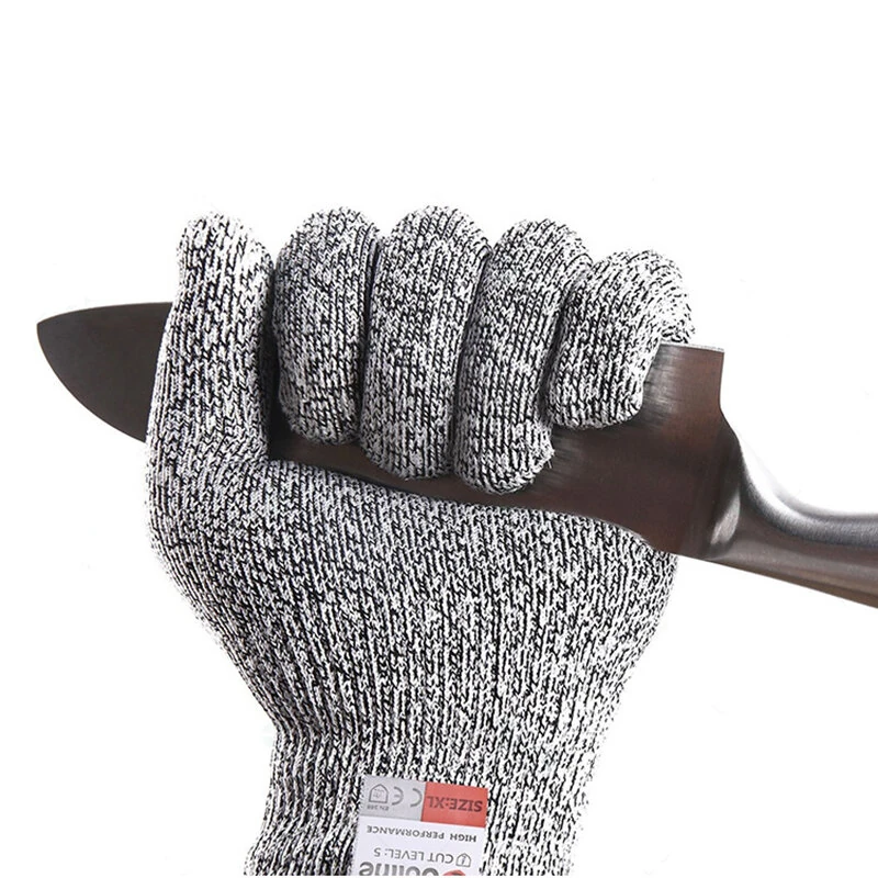 IPRee Level 5 Cut Proof Stab Resistant Wire Metal Glove Kitchen Fishing Cuts Gloves for Oyster Shucking Fish Gardening Safety Gloves (image for) IPRee Level 5 Cut Proof Stab Resistant Wire Metal Glove Kitchen Fishing Cuts Gloves for Oyster Shucking Fish Gardening Safety Gloves